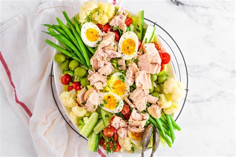 How many carbs are in tuna nicoise - calories, carbs, nutrition