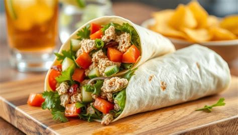 How many carbs are in tuna salad wrap - calories, carbs, nutrition