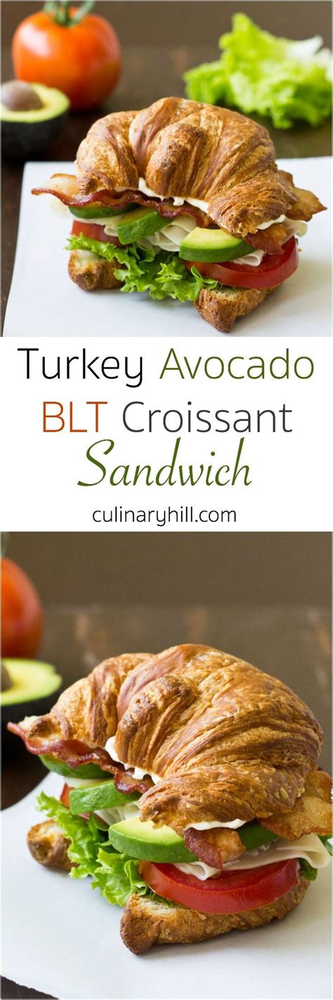 How many carbs are in turkey blt croissant - calories, carbs, nutrition