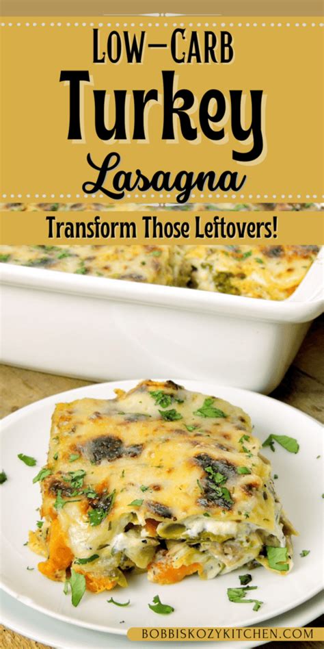How many carbs are in turkey lasagne - calories, carbs, nutrition