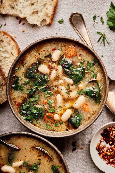 How many carbs are in tuscan white bean and kale soup - calories, carbs, nutrition