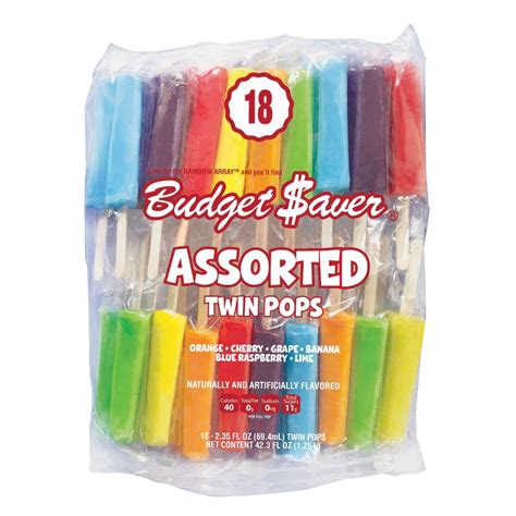 How many carbs are in twin pops - calories, carbs, nutrition