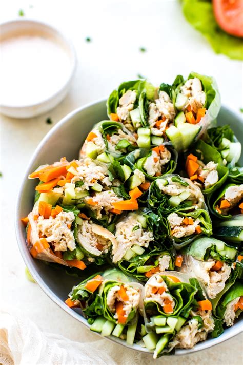 How many carbs are in two lemon grass chicken summer roll - calories, carbs, nutrition