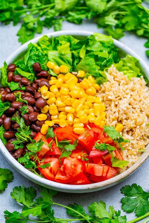How many carbs are in two-bean burrito bowl - calories, carbs, nutrition