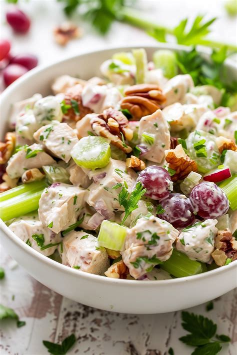 How many carbs are in uptown waldorf chicken salad - stg - calories, carbs, nutrition