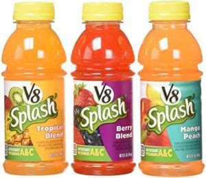 How many carbs are in v8 fruit juice - calories, carbs, nutrition