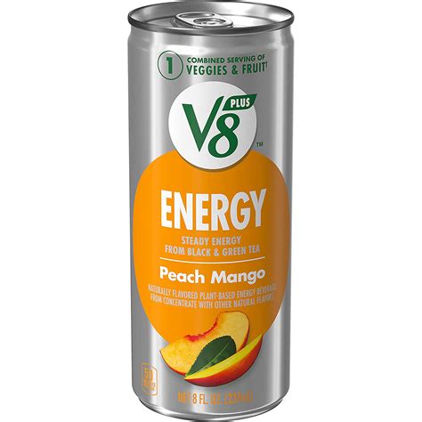 How many carbs are in v8 peach mango - calories, carbs, nutrition