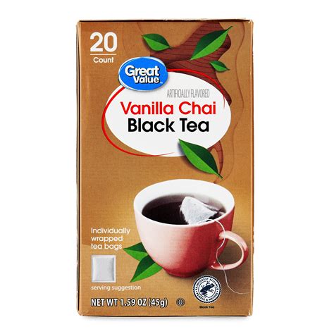 How many carbs are in vanilla chai tea - calories, carbs, nutrition