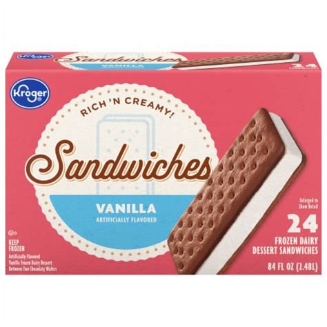 How many carbs are in vanilla ice cream sandwich - calories, carbs, nutrition