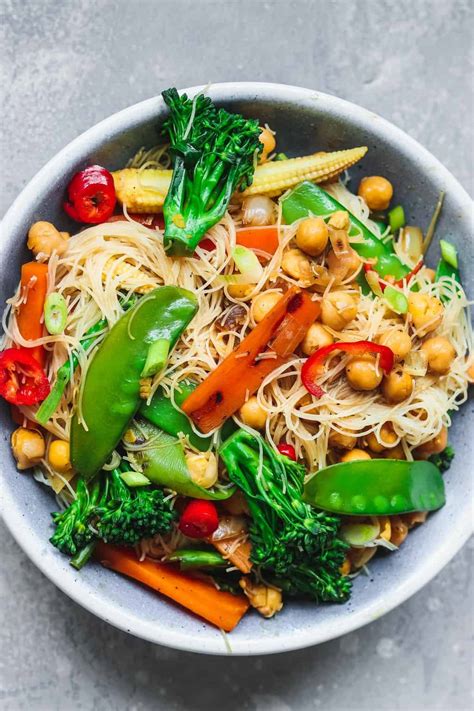 How many carbs are in vegan garbanzo stir fry - calories, carbs, nutrition