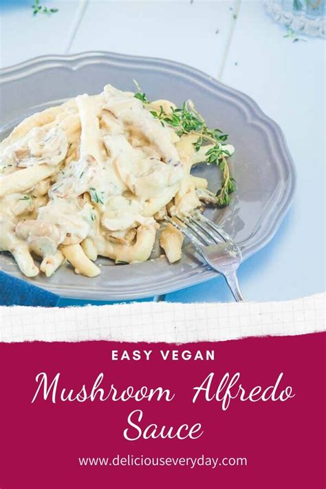 How many carbs are in vegan mushroom alfredo- large - calories, carbs, nutrition