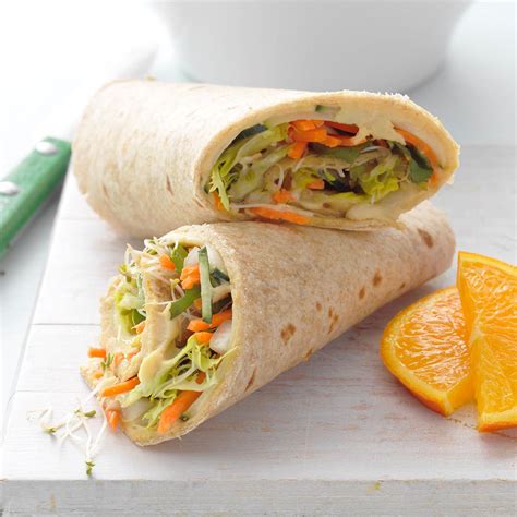 How many carbs are in vegetable and hummus wrap - calories, carbs, nutrition