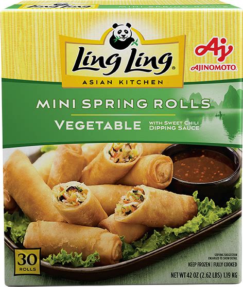 How many carbs are in vegetable mini spring rollls - calories, carbs, nutrition