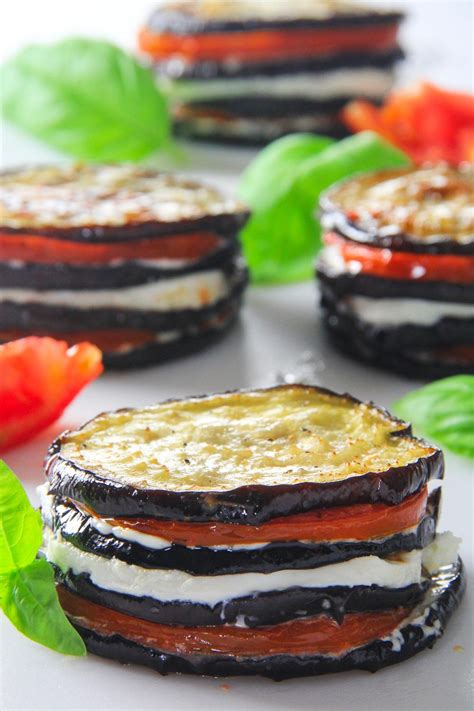 How many carbs are in vegetarian eggplant napoleon - calories, carbs, nutrition