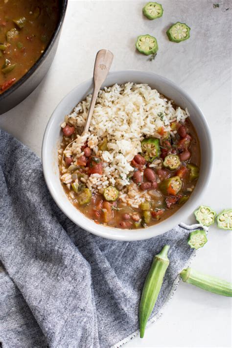 How many carbs are in vegetarian gumbo, with home-style grits, baby lima beans (400veg) - calories, carbs, nutrition