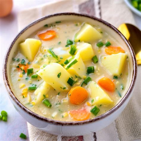 How many carbs are in vegetarian potato chowder - calories, carbs, nutrition