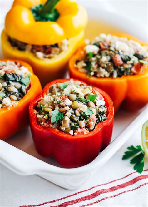 How many carbs are in vegetarian stuffed green peppers - calories, carbs, nutrition