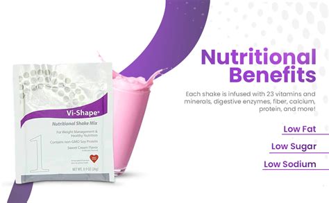 How many carbs are in vi shake mix - calories, carbs, nutrition