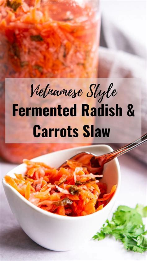 How many carbs are in vietnamese daikon and carrot slaw - calories, carbs, nutrition