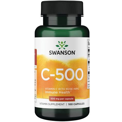 How many carbs are in vitamin c with rose hips - 500 mg - calories, carbs, nutrition