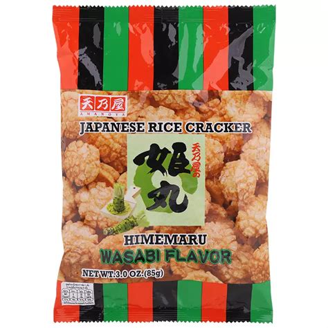 How many carbs are in wasabi rice crackers - calories, carbs, nutrition