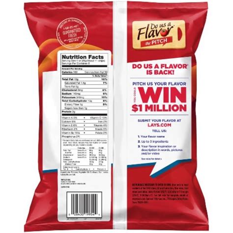 How many carbs are in wavy chips - calories, carbs, nutrition