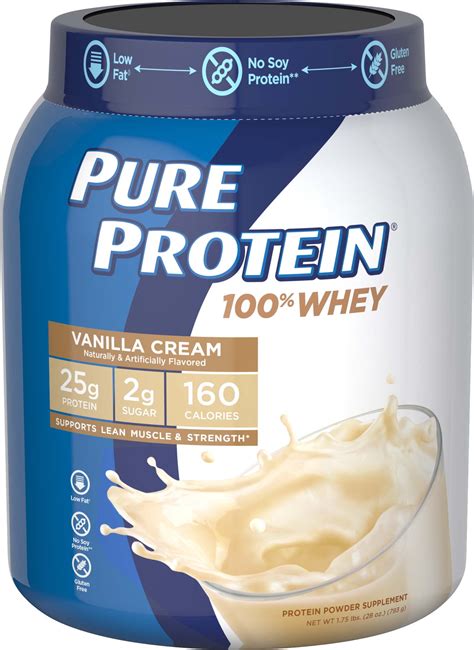 How many carbs are in whey protein, vanilla cream shake - calories, carbs, nutrition