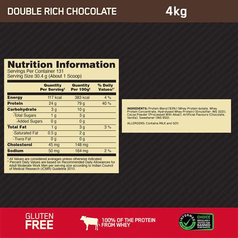 How many carbs are in whey protein powder-chocolate - calories, carbs, nutrition