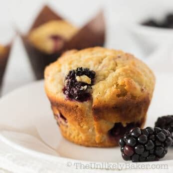 How many carbs are in white chocolate blackberry muffin - calories, carbs, nutrition