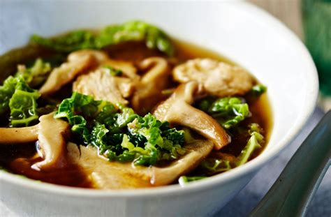 How many carbs are in white miso chicken broth - calories, carbs, nutrition