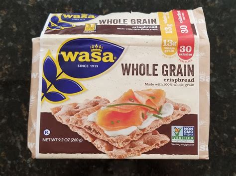 How many carbs are in whole grain crisp bread - calories, carbs, nutrition