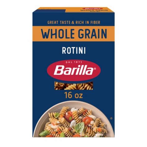 How many carbs are in whole grain rotini - calories, carbs, nutrition