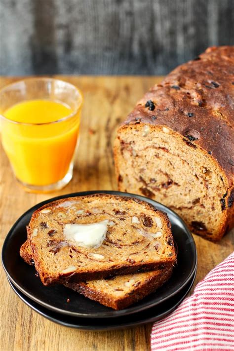 How many carbs are in whole wheat cinnamon raisin bread - calories, carbs, nutrition