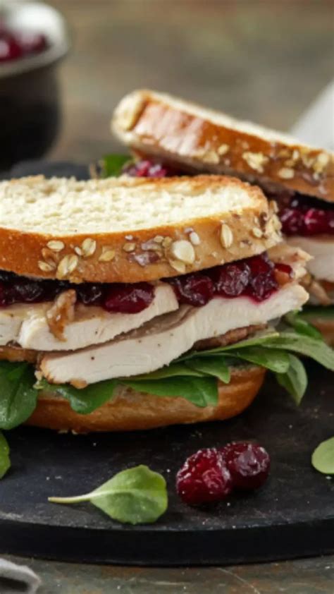 How many carbs are in wholemeal turkey and cranberry sandwich - calories, carbs, nutrition