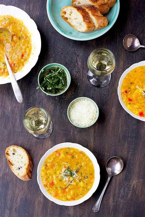 How many carbs are in yellow pea with roasted red pepper soup - calories, carbs, nutrition