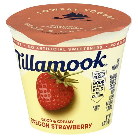 How many carbs are in yogurt - oregon strawberry - calories, carbs, nutrition