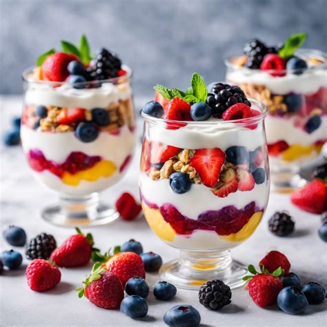 How many carbs are in yogurt parfait 12 oz tropical vanilla low fat - calories, carbs, nutrition