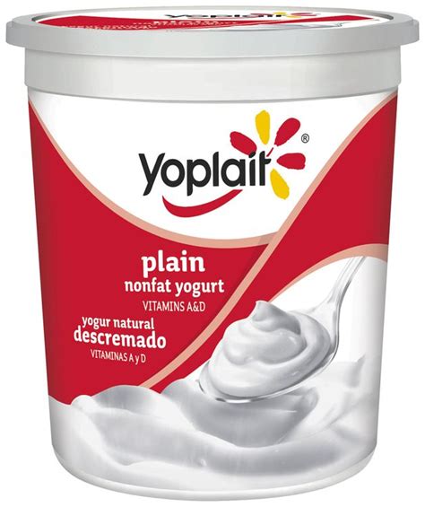 How many carbs are in yogurt plain non fat yoplait bulk 1 oz - calories, carbs, nutrition