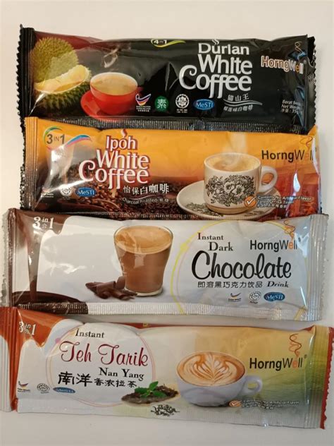 How many protein are in (instant drink) charcoal roasted ipoh white coffee - calories, carbs, nutrition