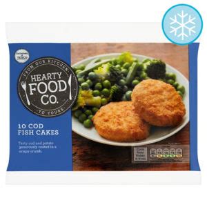 How many protein are in 10 cod fishcakes - calories, carbs, nutrition