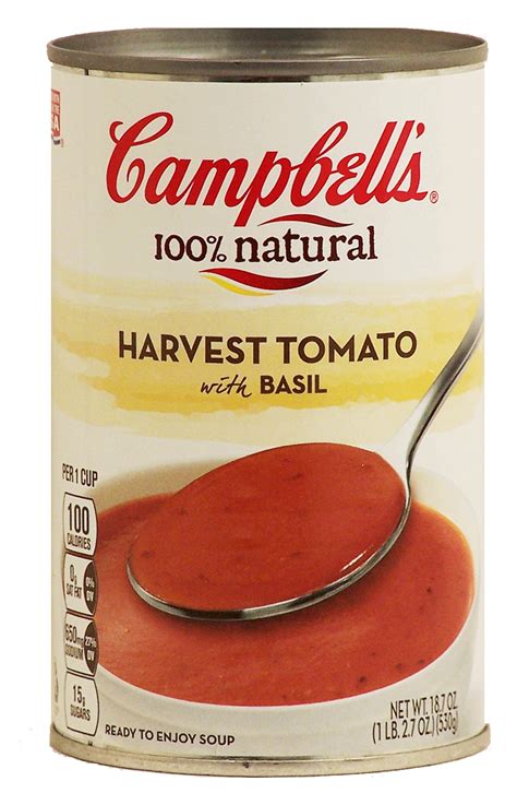 How many protein are in 100% natural harvest tomato with basil - calories, carbs, nutrition