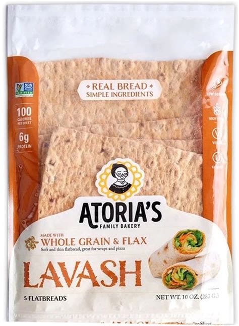 How many protein are in 100% whole wheat lavash chips - calories, carbs, nutrition