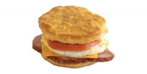 How many protein are in 155 sunrise biscuit with ham & cheese - calories, carbs, nutrition