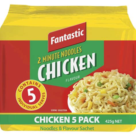 How many protein are in 2 minute noodles chicken - calories, carbs, nutrition