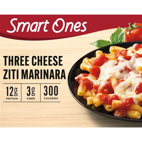 How many protein are in 3 cheese ziti marinara - calories, carbs, nutrition