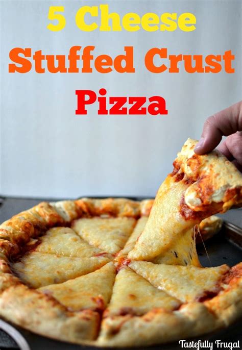 How many protein are in 5 cheese stuffed crust pizza - calories, carbs, nutrition