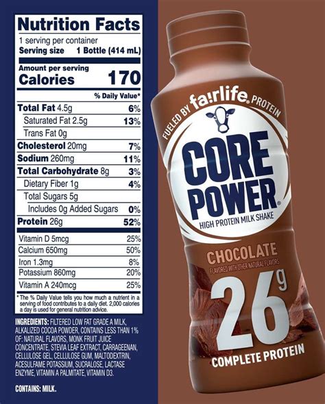 How many protein are in 800 chocolate shake - calories, carbs, nutrition