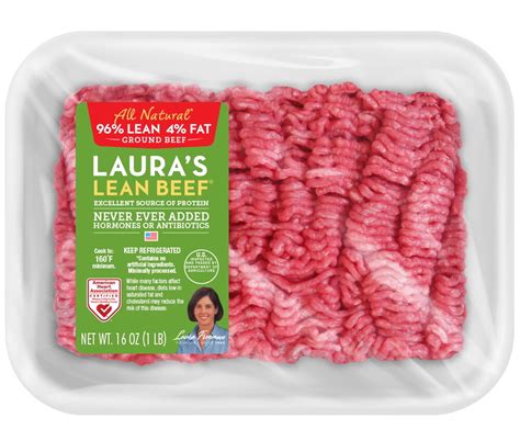 How many protein are in 96% lean ground beef - calories, carbs, nutrition