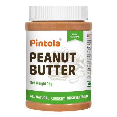 How many protein are in all natural crunchy peanut butter - calories, carbs, nutrition