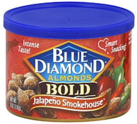 How many protein are in almonds bold jalapeno smokehouse - calories, carbs, nutrition